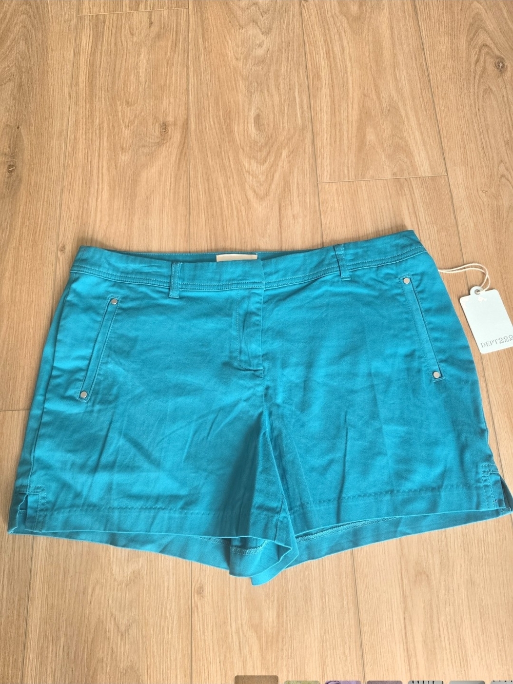Women's Teal Shorts - Lightweight Summer Staple